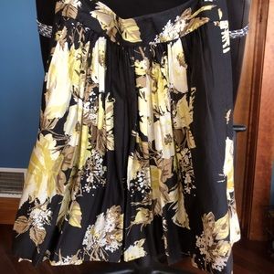 Ann Taylor LOFT brand A-line cotton skirt